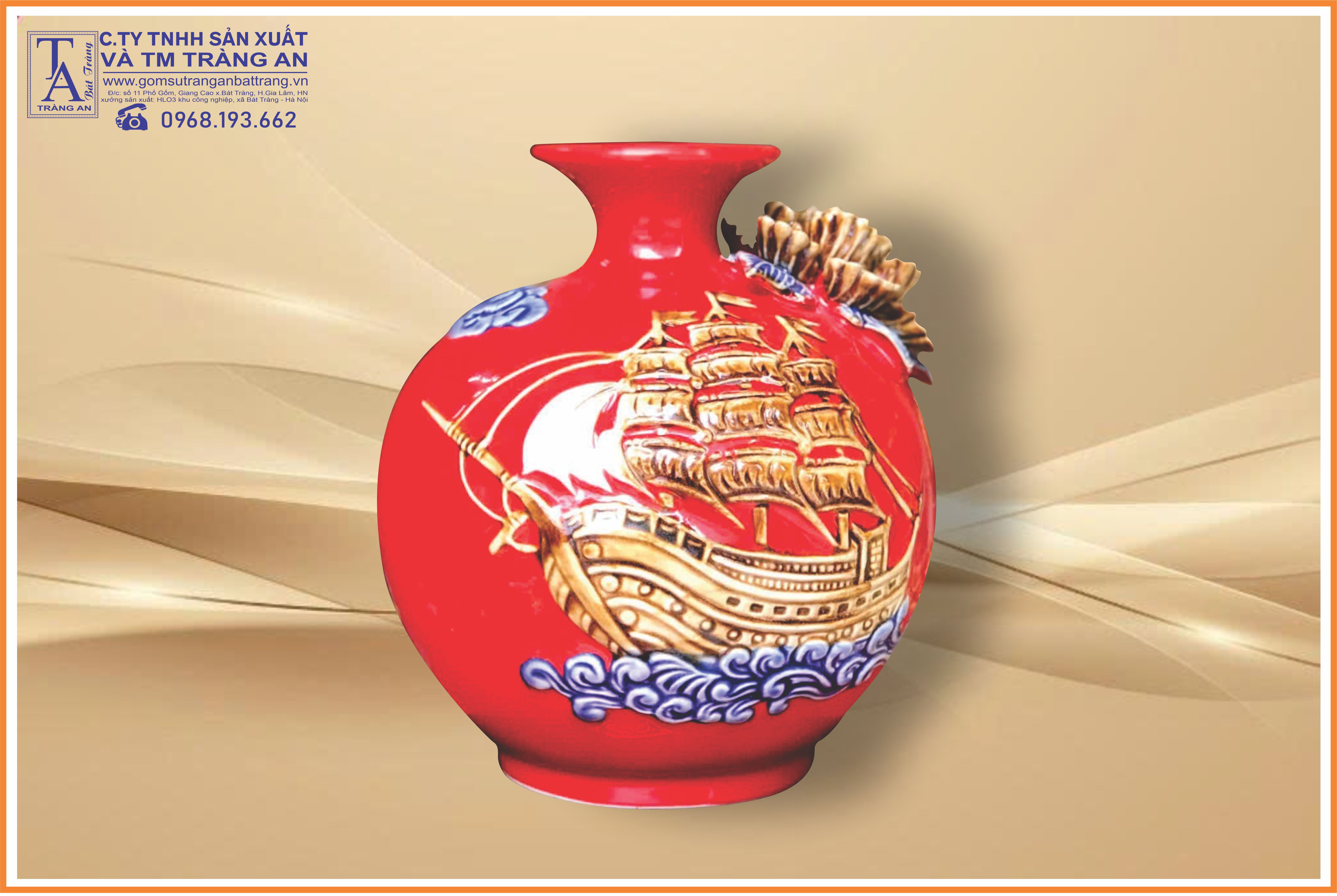 Bình tài lộc rạn